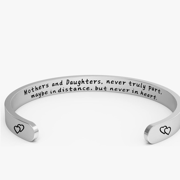 🎁GIFT FOR HER ❤️mother daughter engraved bracket - Picture 2 of 2